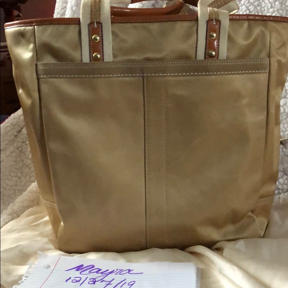 Canvas Large Summer Bag, New, Authentic With Tags - image 2